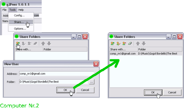g2Peer - Share Files on Your PC Through Gmail