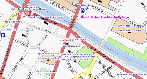 Le point 0 des routes de France