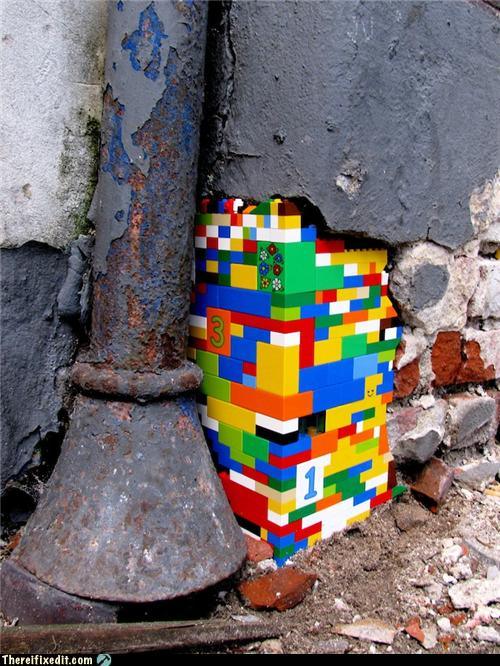 white trash repairs - Jan Vormann's Best Lego Installations 