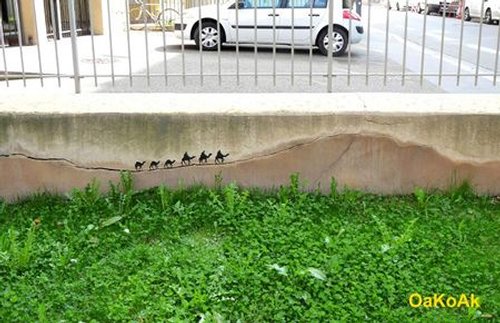 art rue014 Top 26 des photos du street art de OaKoAk