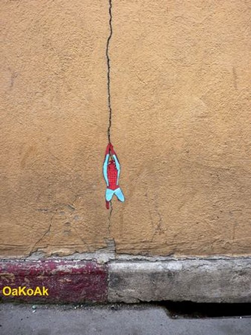 art rue015 Top 26 des photos du street art de OaKoAk