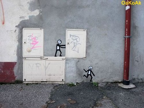 art rue016 Top 26 des photos du street art de OaKoAk