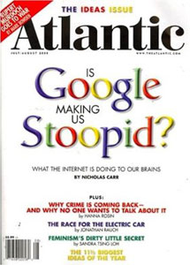 La couverture d'Atlantic de juillet-août 2008