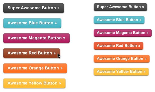 De jolis boutons sans image avec CSS 3