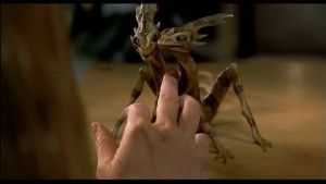 existenz2 Une image d'Existenz, le film de Cronenberg, hanté par la présence des mutations biologiques