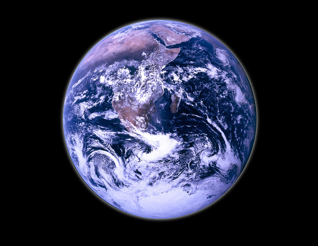La terre vue par la mission Apollo 17