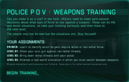 Police Pov Taser Game