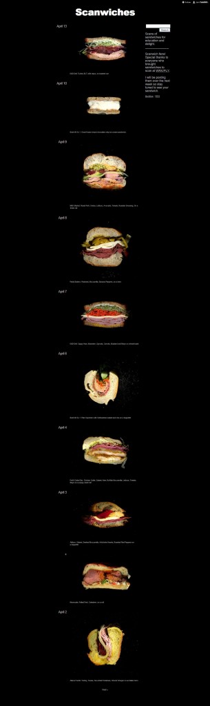 Une belle collection de sandwiches