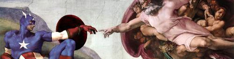 Super heros et peinture classique