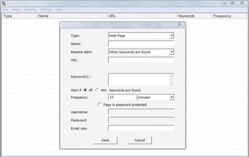 website monitor
