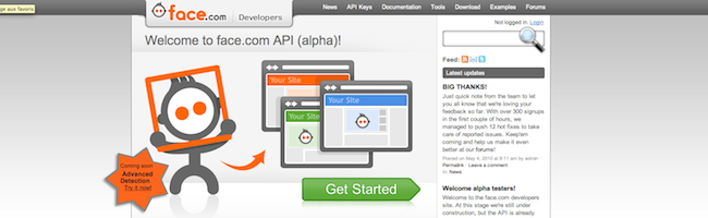 facecom Une API pour reconnaitre les visages