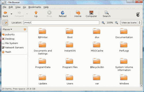 ubuntu-portable-file-browser